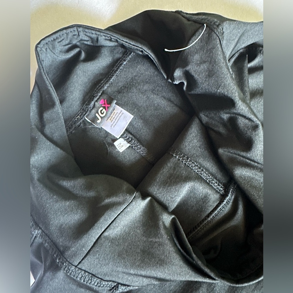 JGX Women Black Activewear Leggings Pants Size Medium - Picture 13 of 13